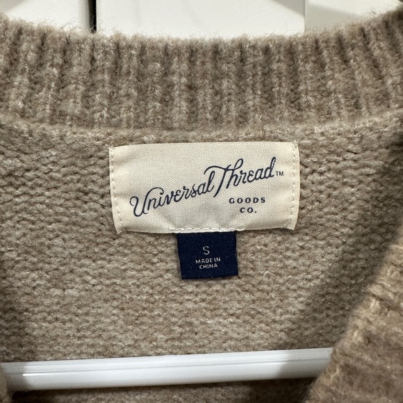 Universal Thread Button-Up Tan Cardigan - Picture 2 of 3
